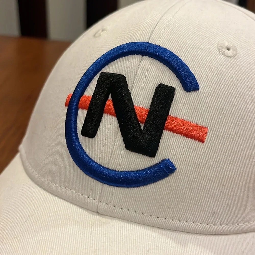 Nautica Competition Snap Back Hat Cap White